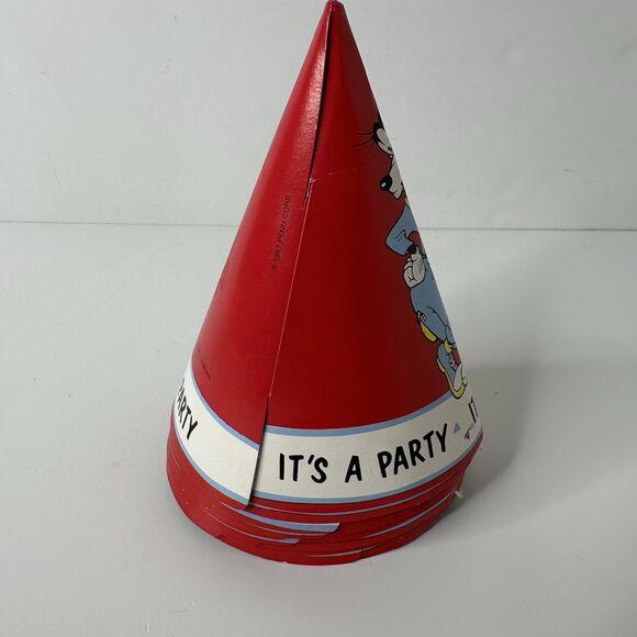 9 Vintage Disney Party Hats Mickey Minnie Goofy Junk Journal Photo Booth Prop - Picture 9 of 15